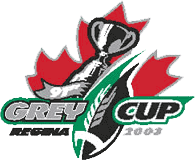 grey cup 2003 primary logo iron on transfers